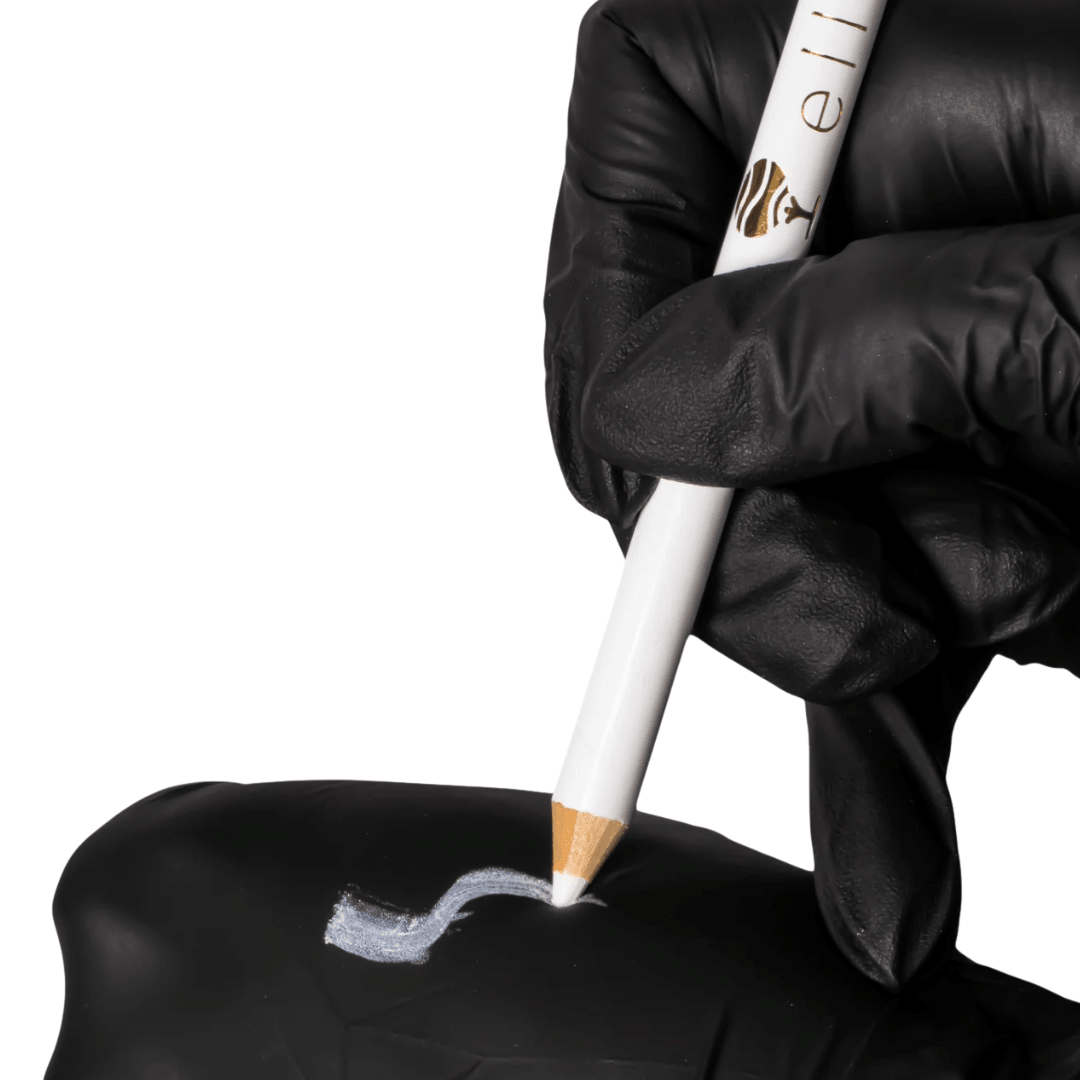 Elleebana White eyebrow mapping pencil