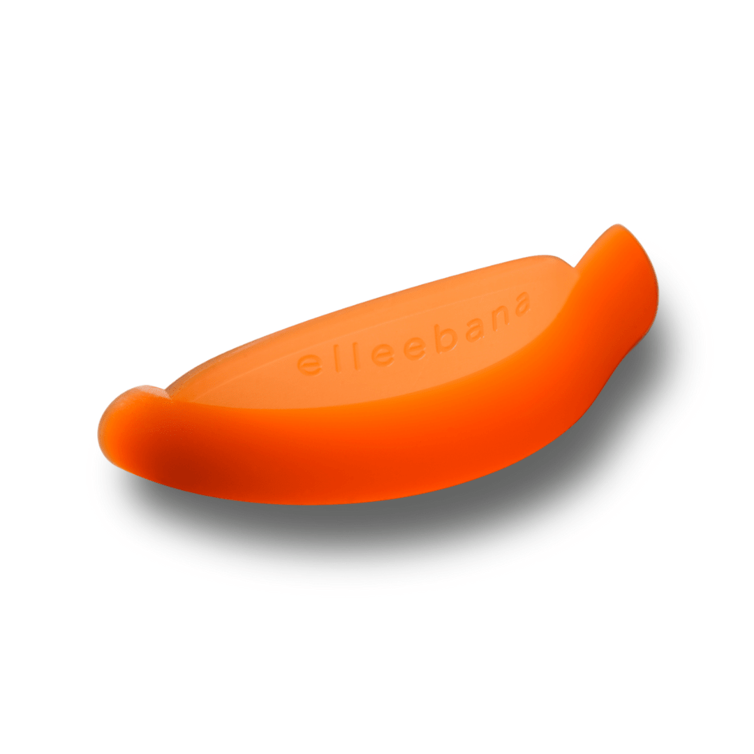 Close-up view demonstrating the ultra-soft, flexible silicone material and form-fitting shape of an Elleebana Flex Rod.